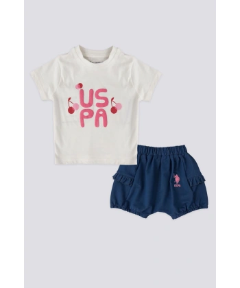 KIZ BEBEK 2LI KISA KOL T-SHIRT TAKIM