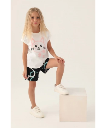 KIZ ÇOCUK ŞORT TAKIM