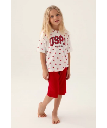 KIZ GARSON KAPRİ TAKIM