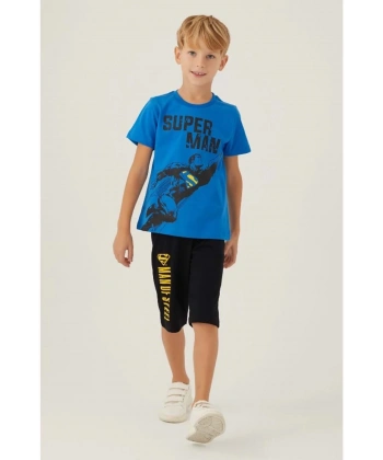 SUPERMAN ERKEK ÇOCUK KAPRİ TAKIM