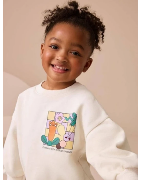 Taytlı Takım - Sweatshirt-Tayt Kız Çocuk Takım