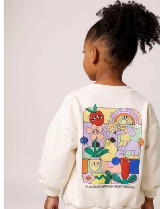 Taytlı Takım - Sweatshirt-Tayt Kız Çocuk Takım