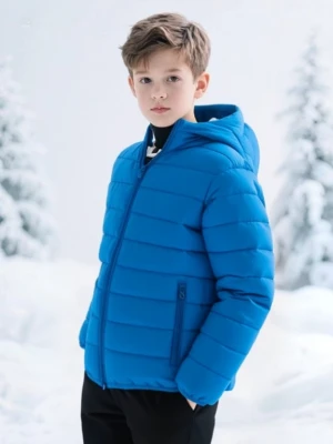 Su Tutmayan Polar Astar Mikrofiber Dolgulu Lüks Mavi Çocuk Mont