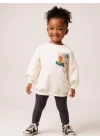 Taytlı Takım - Sweatshirt-Tayt Kız Çocuk Takım