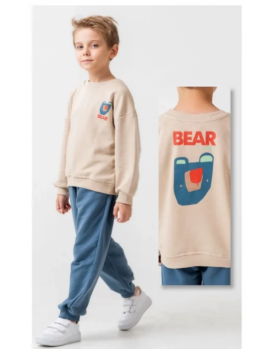 Bear Detaylı Eşofman Takım