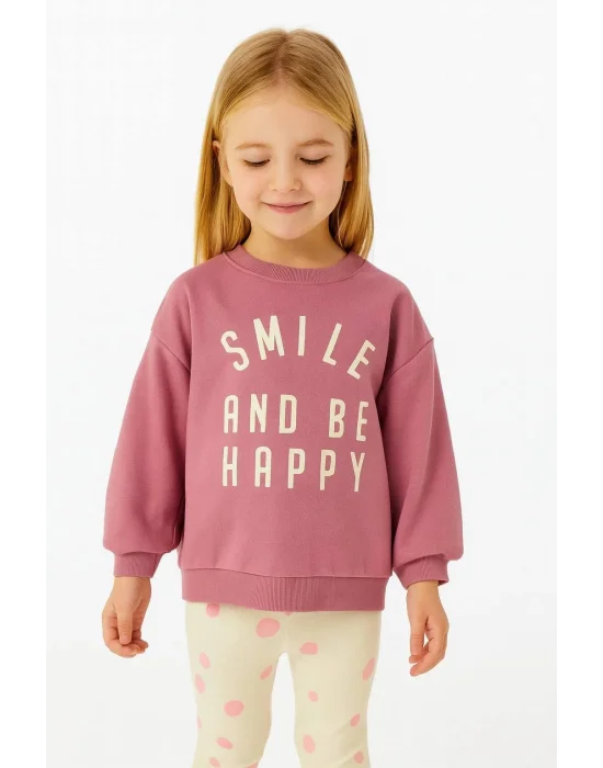 Laciel Paris Smile Baskılı Taytlı Takım