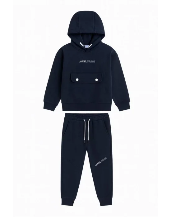 La’ciel Paris Kapşonlu Takım (Gece Mavisi)