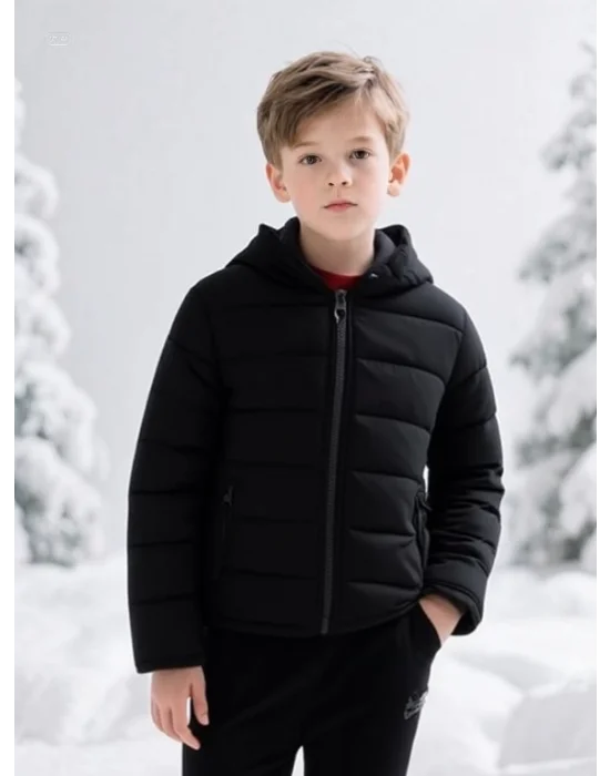 Su Tutmayan Polar Astar Mikrofiber Dolgulu Lüks Çocuk Mont