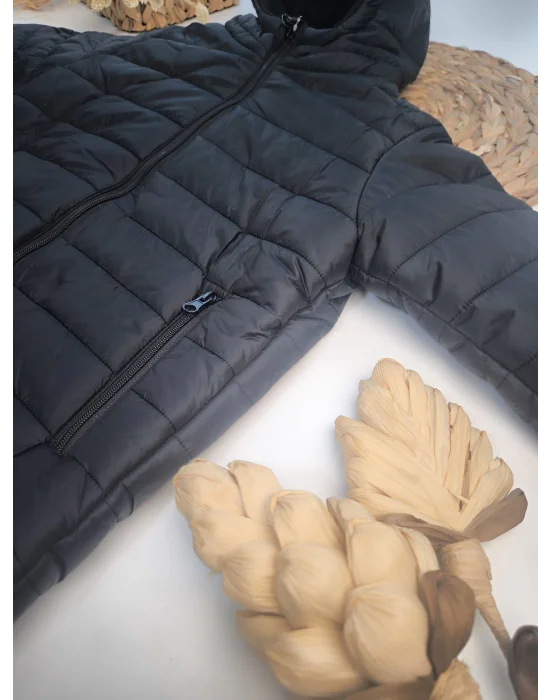 Su Tutmayan Polar Astar Mikrofiber Dolgulu Lüks Çocuk Mont