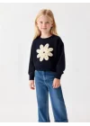 Çiçek Desenli Sweatshirt