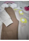 Çiçek Desenli Taytlı Takım