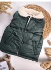 Lüks Kalite Pamuk ve Mikrofiber Dolgulu Özel Dikim Çocuk Yelek