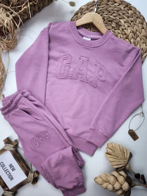 3 İplik Şardonsuz Unisex Pembe Eşofman Takımı