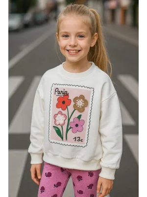 Çiçek Örgülü Taytlı Takım