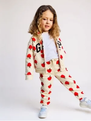 Elma Detaylı Kız Eşofman Takımı