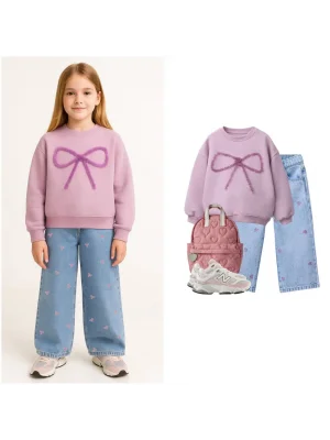 Laciel Paris Fiyonk Desenli Takım