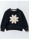 Çiçek Desenli Sweatshirt