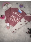 Laciel Paris Smile Baskılı Taytlı Takım