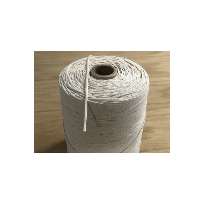 %100 Pamuk Örgü Mum Fitili (mum Ipi) 20 Numara - 10 Metre