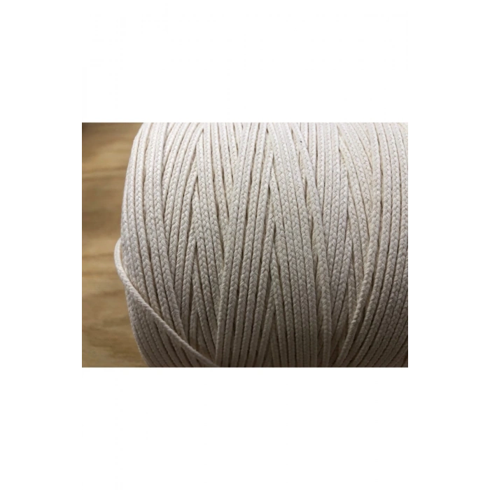 %100 Pamuk Örgü Mum Fitili (mum Ipi) 20 Numara - 10 Metre