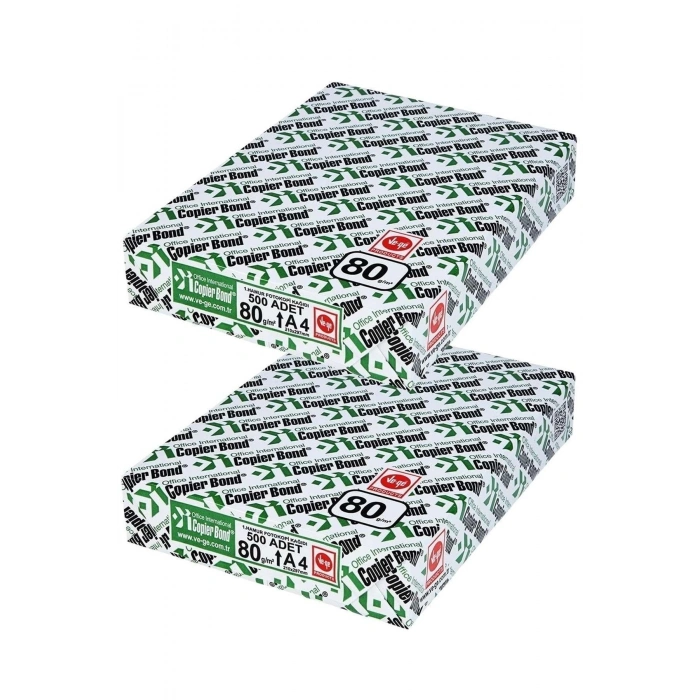 (ve-ge) A4 80gr/m2 Fotokopi Kağıdı 1000 Adet (2pk*500)