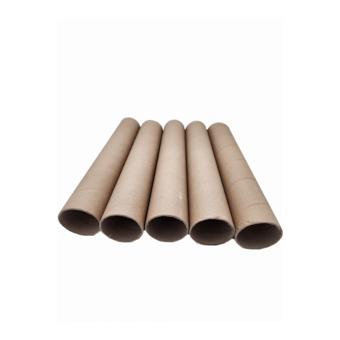 1 Adet Rulo Kargo Tüpü 45 Cm Uzunluk 8cm Çap Silindir Kutu Karton Masura Kedi Tırmalama Için Kutu