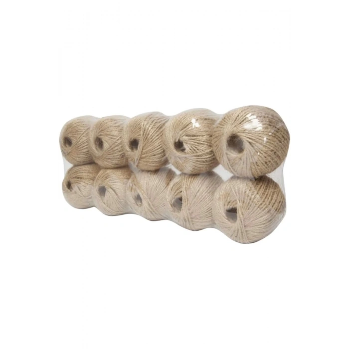 10 Adet Jüt Ipi Kırnap Ipi Kendir Ipi Jüt Ip Keten Ipi Hasır Ip Halat Ip Dekoratif Süsleme Ipi