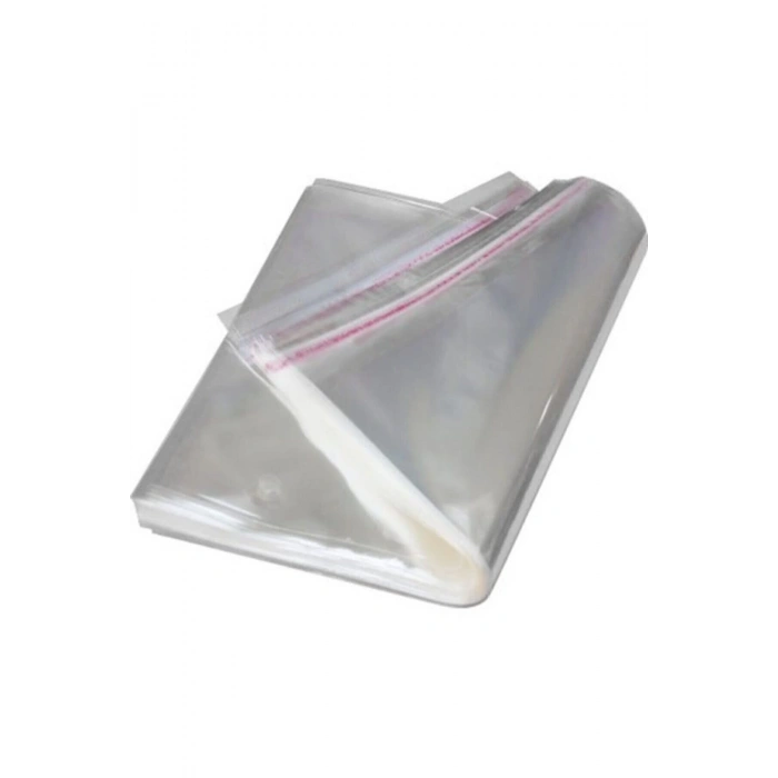 100 Adet (35x50)jelatin Bantlı Yapışkanlı Naylon Poşet