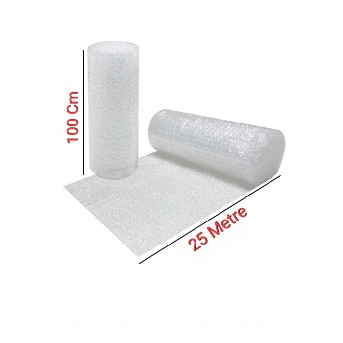 100 Cm X 25 Metre Balonlu Naylon Patpat Naylon Ambalaj Taşınma Naylonu