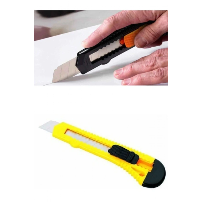 12 Adet Maket Bıçağı Büyük Boy Falçata