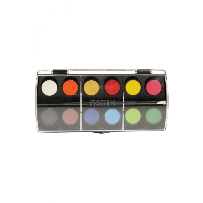 12li Büyük Boy Sulu Boya Seti / 50040