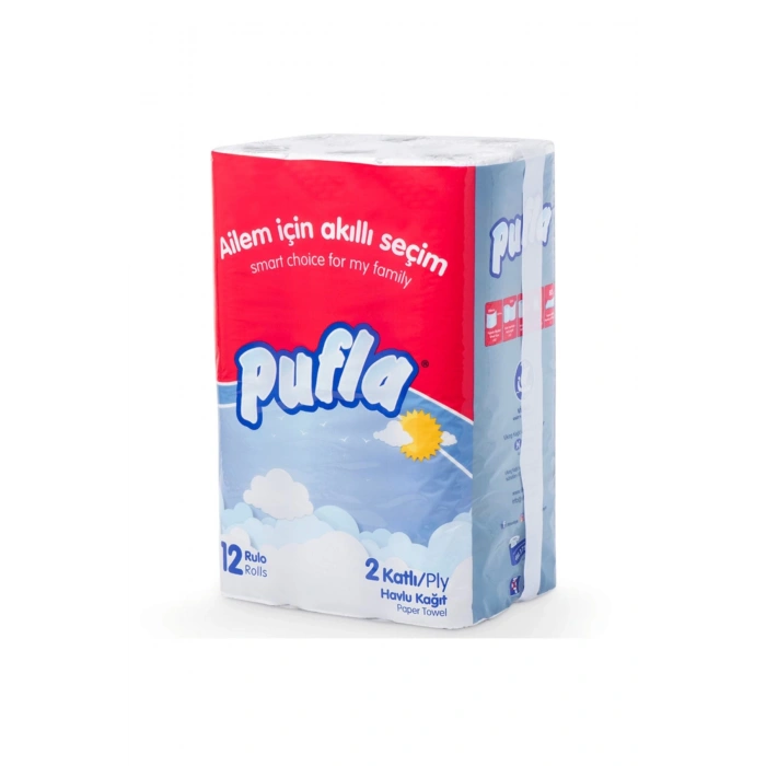 12li Kağıt Havlu Çift Katlı