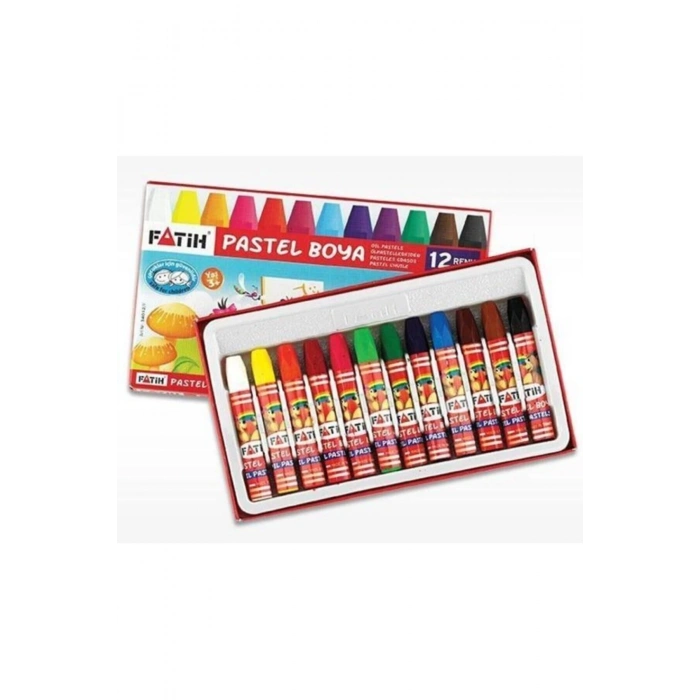 12li Pastel Boya Kalemi 12 Renk Pastelboya