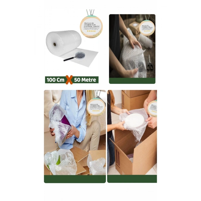 1.sınıf Kalite kolay açılır Balonlu Eşya Koruma Naylon Patpat 100cmx 50 M Pat Pat - Ambalaj Pıtpıt