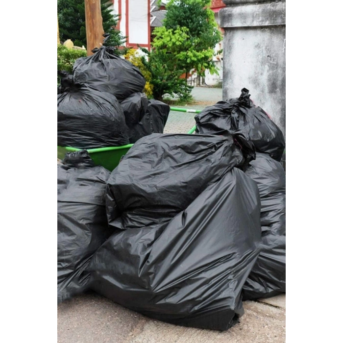 20 Adet Endüstriyel ( 120x150 Cm ) Hantal Boy Siyah Çöp Poşeti 2 Rulo X 10lu
