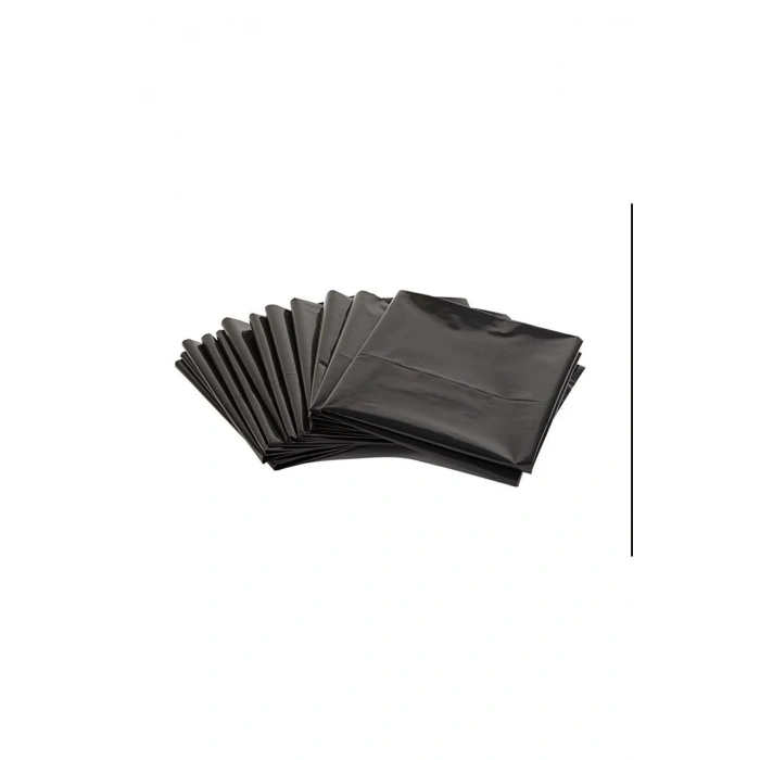 20 Kg Dökme Çöp Torbası 80x110 Cm Ağır Hizmet Kalın Çöp Poşeti Jumbo Boy Siyah Renkli