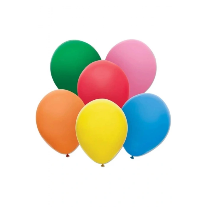 200 Adet Renkli Balon Karışık Renk Parti Doğum Günü Kutlama Özel Günler