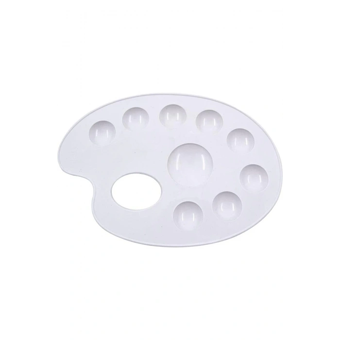 20cm Plastik Godeli Öğrenci Resim Paleti / 0890