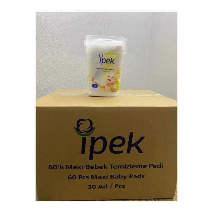 24lü Ipek Bebek Temizleme Pamuğu 60lı