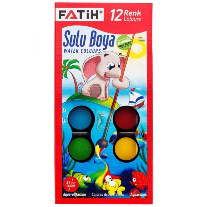 3 Lü Boya Kırtasiye Seti (Kuru+sulu+pastel Boya)