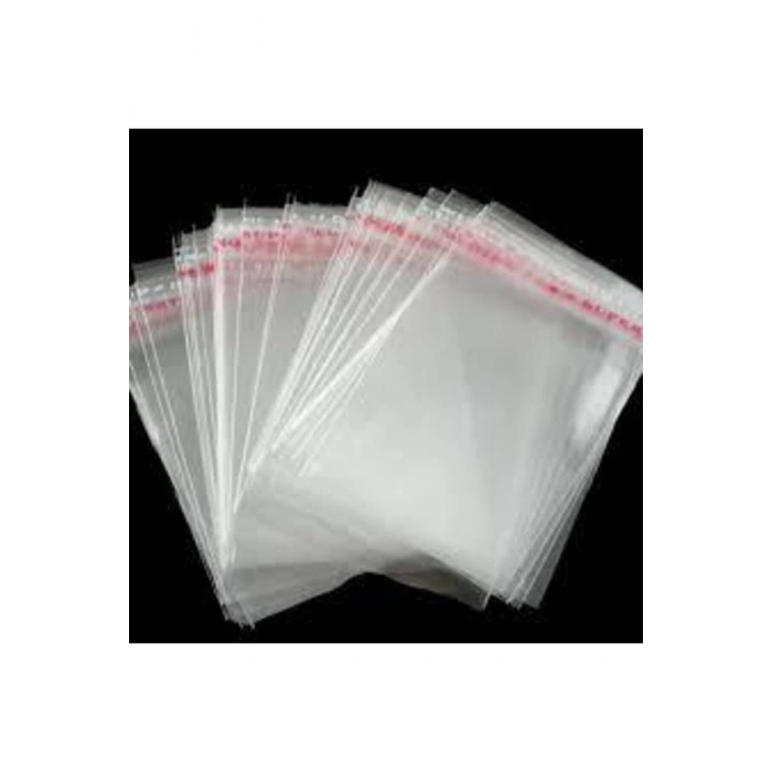 30 Cm X 45 Cm Şeffaf Bantlı Yapışkanlı Jelatin Poşet 25 Adet Opp