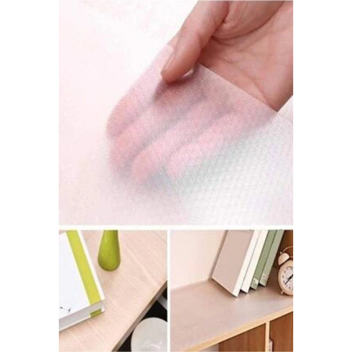 45cm X 10 Metre Şeffaf Kaydırmaz Raf Ve Çekmece Örtüsü