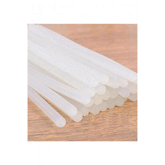 5 Adet - Ince Mum Silikon Çubuk Sıcak Silikon 7mm X 30cm