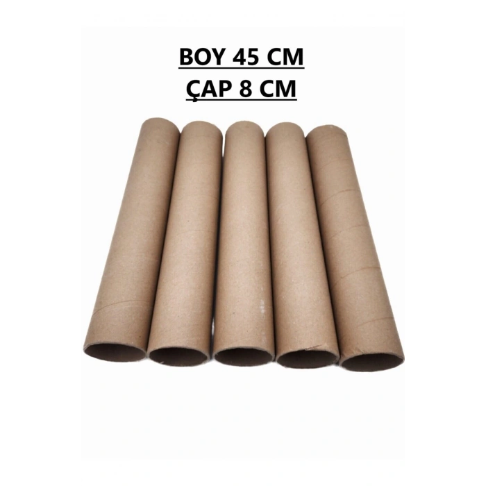 5 Adet Karton Masura Silindir Kutu Postüp Rulo Kargo Tüpü Kedi Tırmalama Tahtası Yapımı İçin Koli