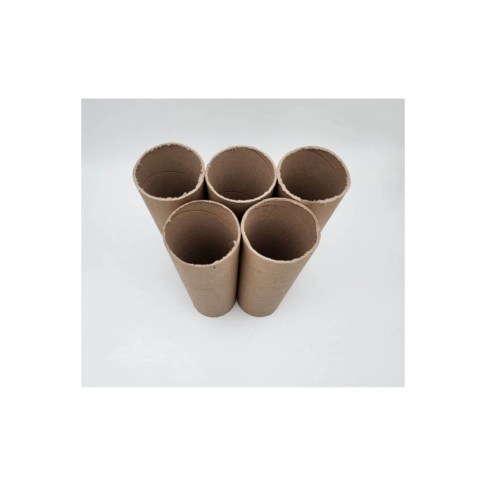 5 Adet Karton Masura Silindir Kutu Postüp Rulo Kargo Tüpü Korumalık Kutu 20 Cm Uzunluk 8Cm Çap