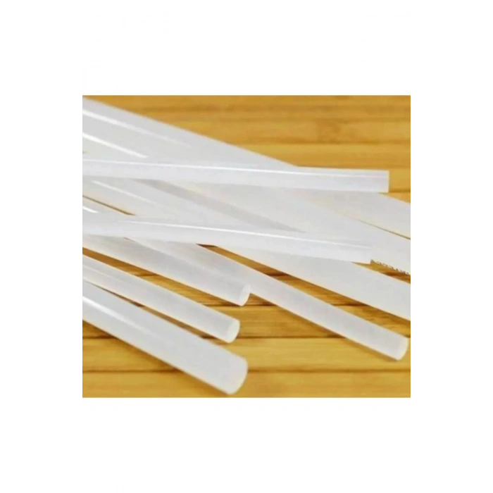 50 ADET İnce Silikon Sıcak Mum Silikon Çubuk Tabanca Mumu Silikon Tabancası Mumu 1.Kalite Tutuculuk