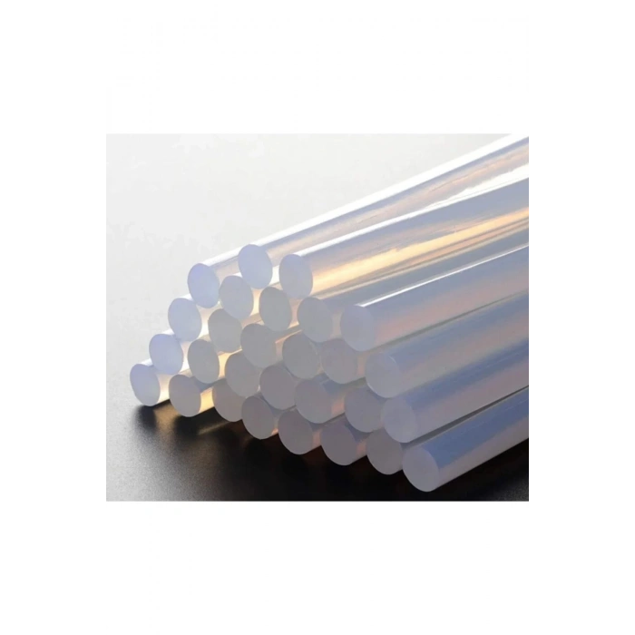 50 Adet Kalın Silikon Sıcak Mum Silikon Çubuk Tabanca Mumu Silikon Tabancası Mumu 1.Kalite Tutuculuk