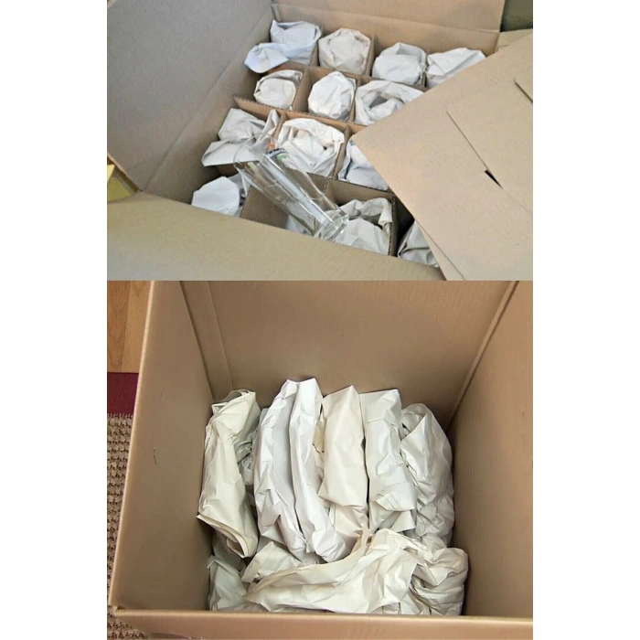 500 ADET 30x40 Tabak - Bardak Eşya Sarma Taşıma Taşınma Paketleme Kağıdı - Koli Bandı Hediye