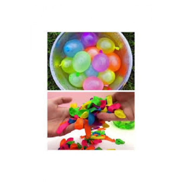 500 Adet Renkli Su Balonu Havuz Balonu Parti Süsü