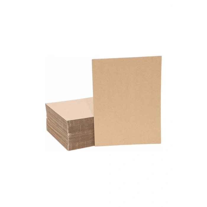 50x70 Oluklu Mukavva Karton (24lü Paket) 3mm - Düz Karton - Proje Kartonu - Tuval Kartonu